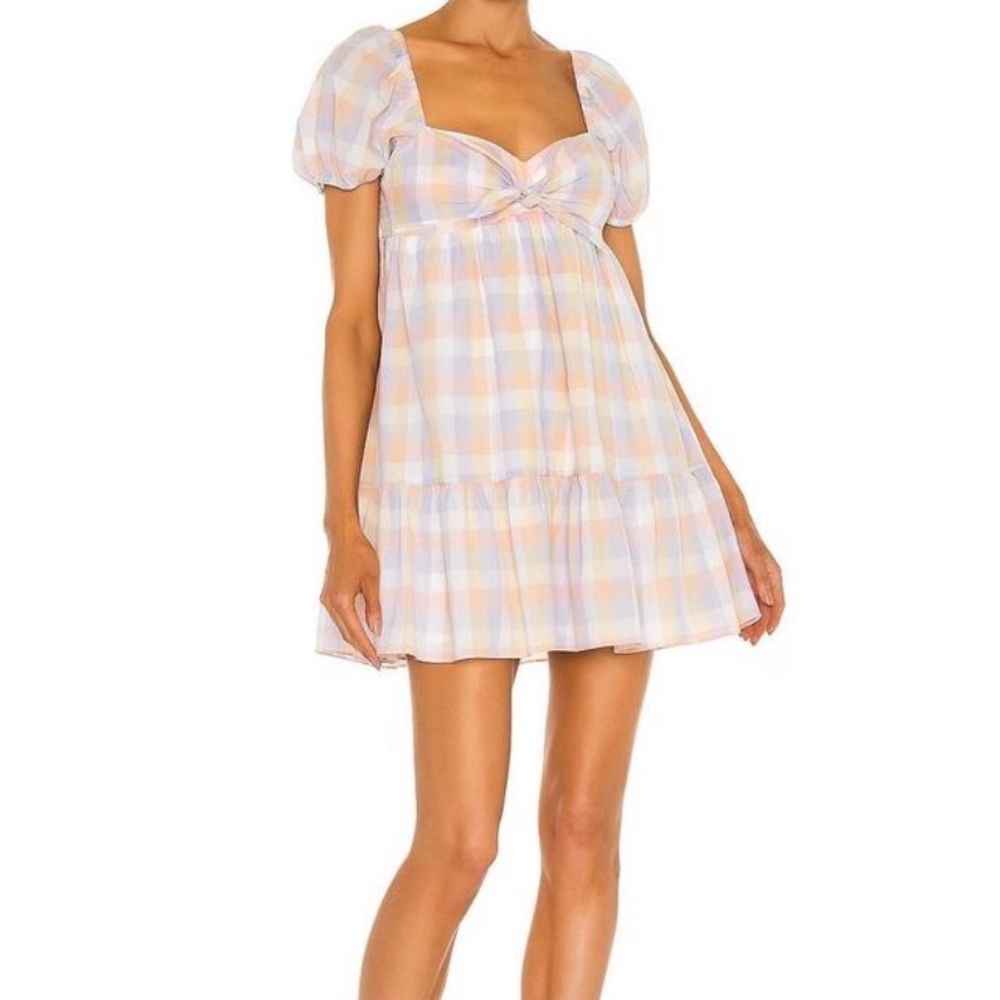 Amanda Uprichard - Goldie Dress in Picnic Gingham - size SMALL